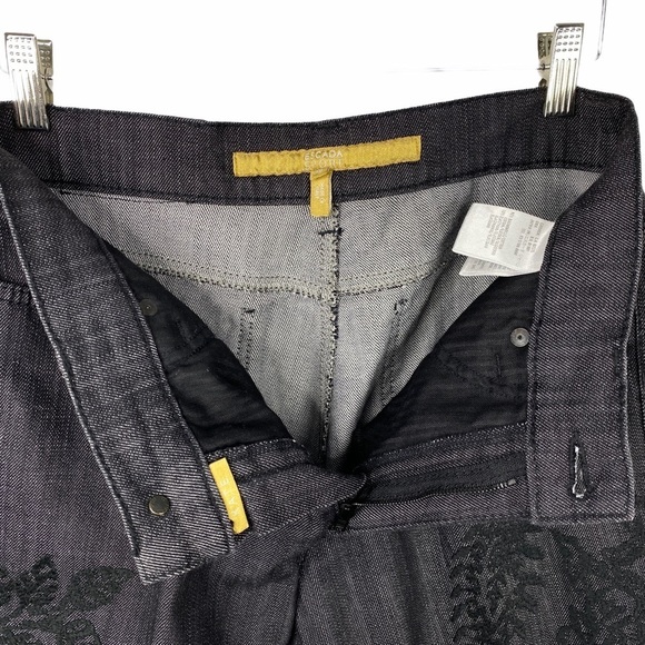 Escada Sport Kate Embroidered High Waisted Jean 8 - Picture 9 of 13